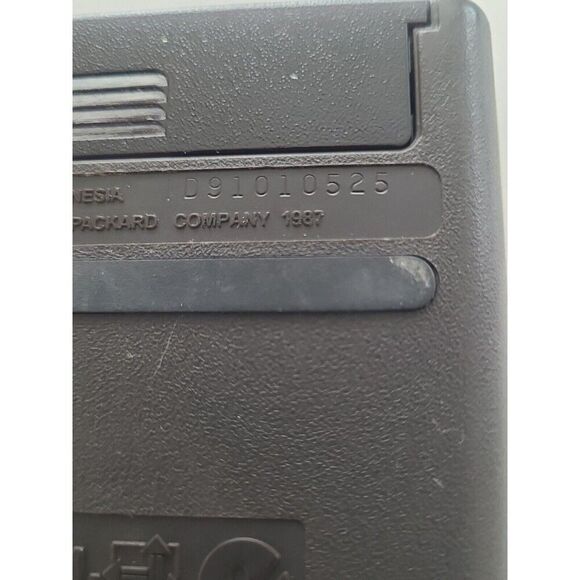 HP-10B Business Calculator Hewlett Packard business vintage retro brown - Picture 6 of 14